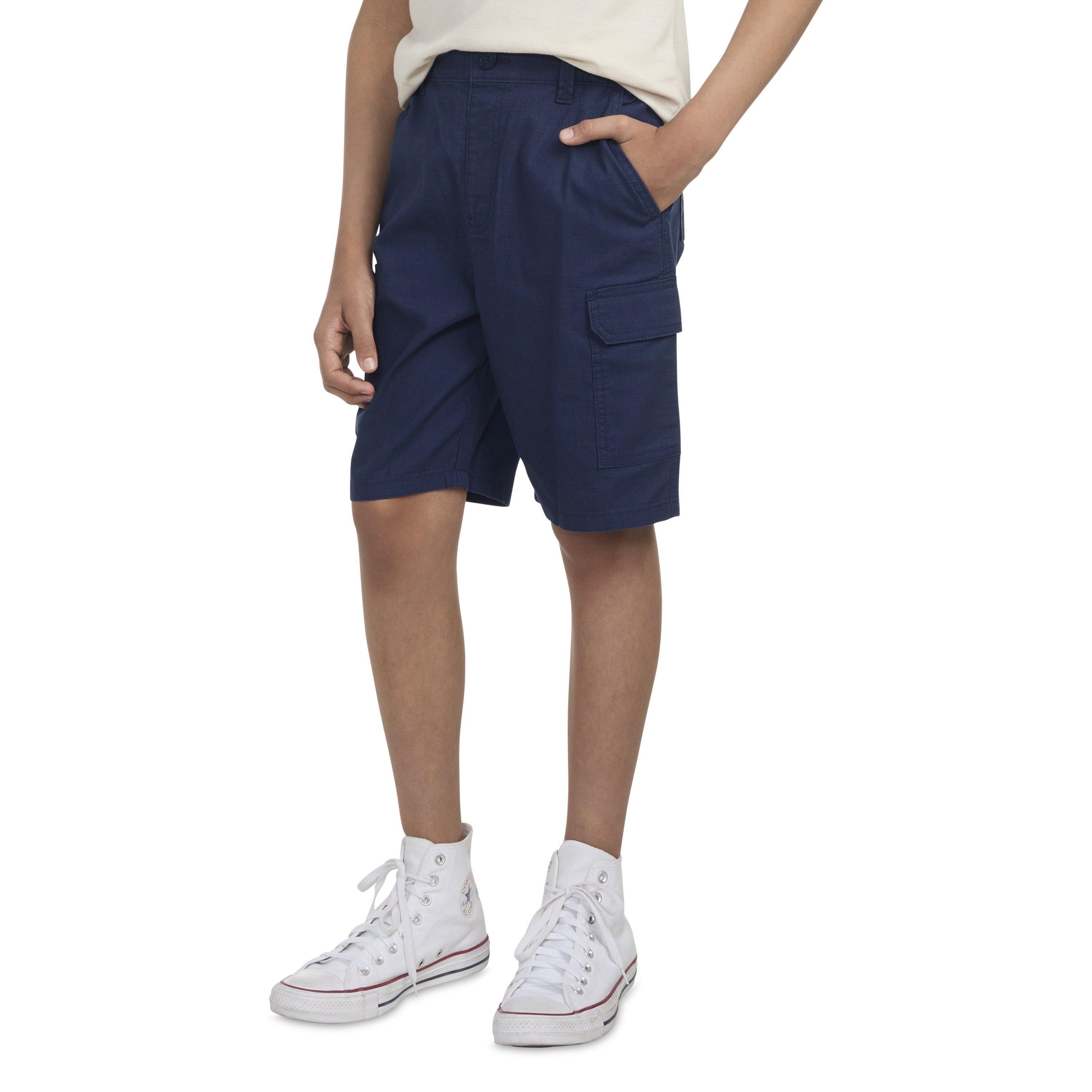 Levi's Big Boys' Cotton Cargo Shorts - Navy - NAVY